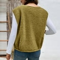 thumbnail image 5 of Diufon Womens Fuzzy Warm Vest Casual Sleeveless Open Front Cardigan Lightweight Fall Fashion Winter Jackets, 5 of 8