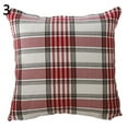thumbnail image 4 of Ludlz Modern Plaid Pillow Case Throw Cushion Square Cover Protector Home Car Decor, 4 of 7