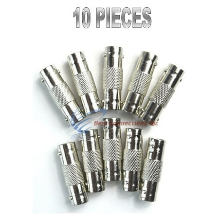 10 PIECES BNC Double Female to Female Adapter Connector Coupler NF-19