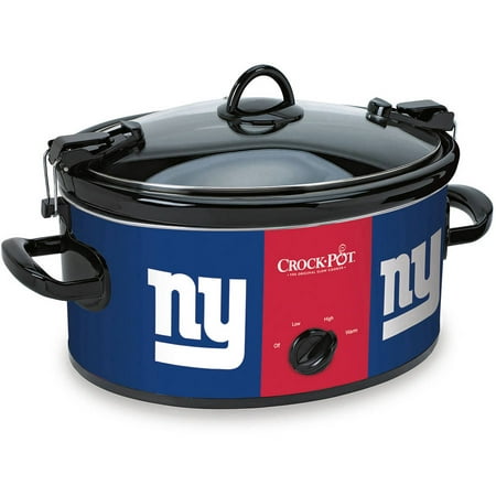 Crock-Pot NFL 6-Quart Slow Cooker, New York Giants