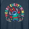 thumbnail image 3 of Lilo & Stitch - Merry Everything - Women's Lightweight French Terry Long Sleeve Shirt, 3 of 5