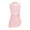 Pink, variant on CHICTRY Women Sleeveless Rhinestones Figure Skating Dance Dress Ruched Mesh Modern Lyrical Dancewear Pink L