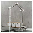thumbnail image 4 of Brass Pot Filler Faucet Deck Mounted Three-Section Extension Folding Kitchen Faucet Triple Joint Swing Arm For Hot And Cold ,Easy to Use, 4 of 7