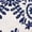 Blue and White, variant on Blue And White Floral Print Square Neck Tie-Shoulder Ruched Mini Dress For Women