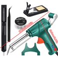 thumbnail image 3 of Soldering Gun Kit,110V With Light Multifunctional Semi-automatic Soldering Guns 60W Soldering Iron Set, Soldering Iron Kit for Electronics Welding Repair (Green), 3 of 7