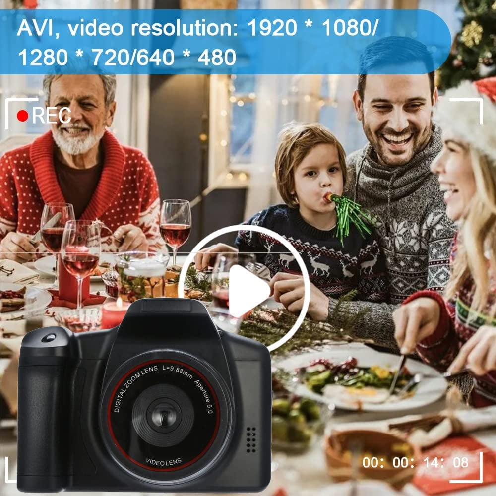 Acuvar Digital Camera 16MP Compact Camera With 16X Zoom, Beginner Camera With 32GB Card For Kids And Adults