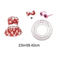 thumbnail image 3 of Bikini Goose Outfit for 23 Inch Porch Goose – Funny Lawn Goose Clothes with Swim , Bow and Glasses for Outdoor Garden, Patio and Pool Party Decor, 3 of 8