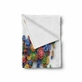 thumbnail image 2 of Industrial Soft Flannel Fleece Throw Blanket, Map of the World Colorful Gears Design Global Economy Concept Artwork Print, Cozy Plush for Indoor and Outdoor Use, 70" x 90", Multicolor, by Ambesonne, 2 of 6