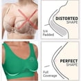 thumbnail image 4 of Busydd Plus Size Sports Bras for Women High Support Fashion Seamless Wireless Bras for Women with Removable Pads Comfortable Breathable Womens Underwear 3XL, 4 of 4