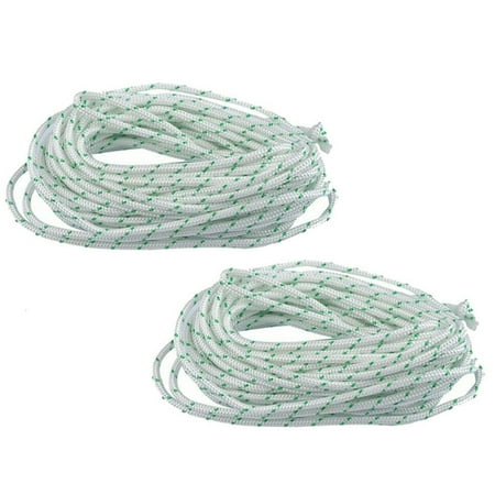 

2x Chainsaw 4m Strong Recoil Starter Cord Pull Starter Rope for Husqvarna for Atco