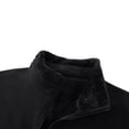 thumbnail image 6 of Lmnyox Sherpa Jackets for Men Thermal Full Zip Stand Collar Fleece Lined Coats Fall Winter Outwears with Pockets, 6 of 9