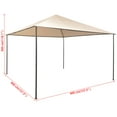 thumbnail image 5 of vidaXL Gazebo Outdoor Canopy Tent Patio Pavilion Wedding Party Tent with Roof, 5 of 43