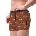 thumbnail image 2 of Fotbe Dachshund Dog Puppy Calzoncillos Tipo Boxer con Bolsa de Soporte Total para Hombre, X-Temp Fresco, Transpirable y de Secado Rápido-Large, 2 of 5