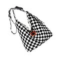 thumbnail image 3 of Bolso de Lona de Cuadros Ticfox Bolsa de Tablero de Ajedrez, 3 of 12