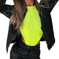 thumbnail image 2 of LMLYSoH Summer Women's Sleeveless Halter Romper, Sexy High Neck Bandage Slim Stretch Bodysuit, 2 of 9