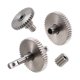 thumbnail image 1 of TRX4M Steel Overdrive Underdrive Stock mission Gear Pinion Set for 1/18 RC Crawler TRX4M Bronco, 1 of 5