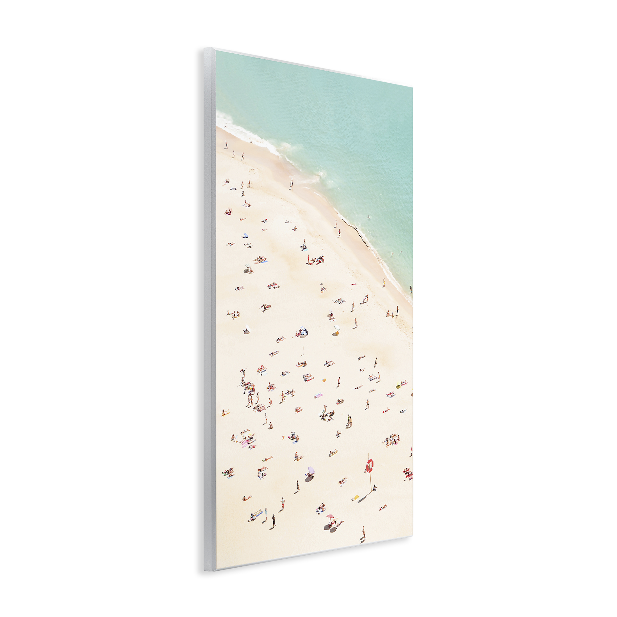 Stupell Industries Summer Beachgoer Crowd Nautical & Beach Photography Unframed Art Print Wall Art, 13 x 19