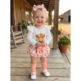 thumbnail image 4 of Cjfdfy Newborn Baby Girl Western Cowgirl Fall Outfit New To The Herd Highland Cow Print Long Sleeve Romper With Skort Headband Stockings Infant Farm Fall Winter Clothes Set, 4 of 9