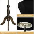 thumbnail image 3 of Bonnlo Male Black Mannequin Dress Form with Adjustable Height Sturdy Tripod, 3 of 7