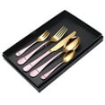 thumbnail image 3 of Wolfast Cutlery Set 5-piece Stainless Steel Cutlery Set Knife Spoon And Fork Set Cutlery Set Mirror Polished Smooth Edges Hand Wash Recommended, 3 of 5