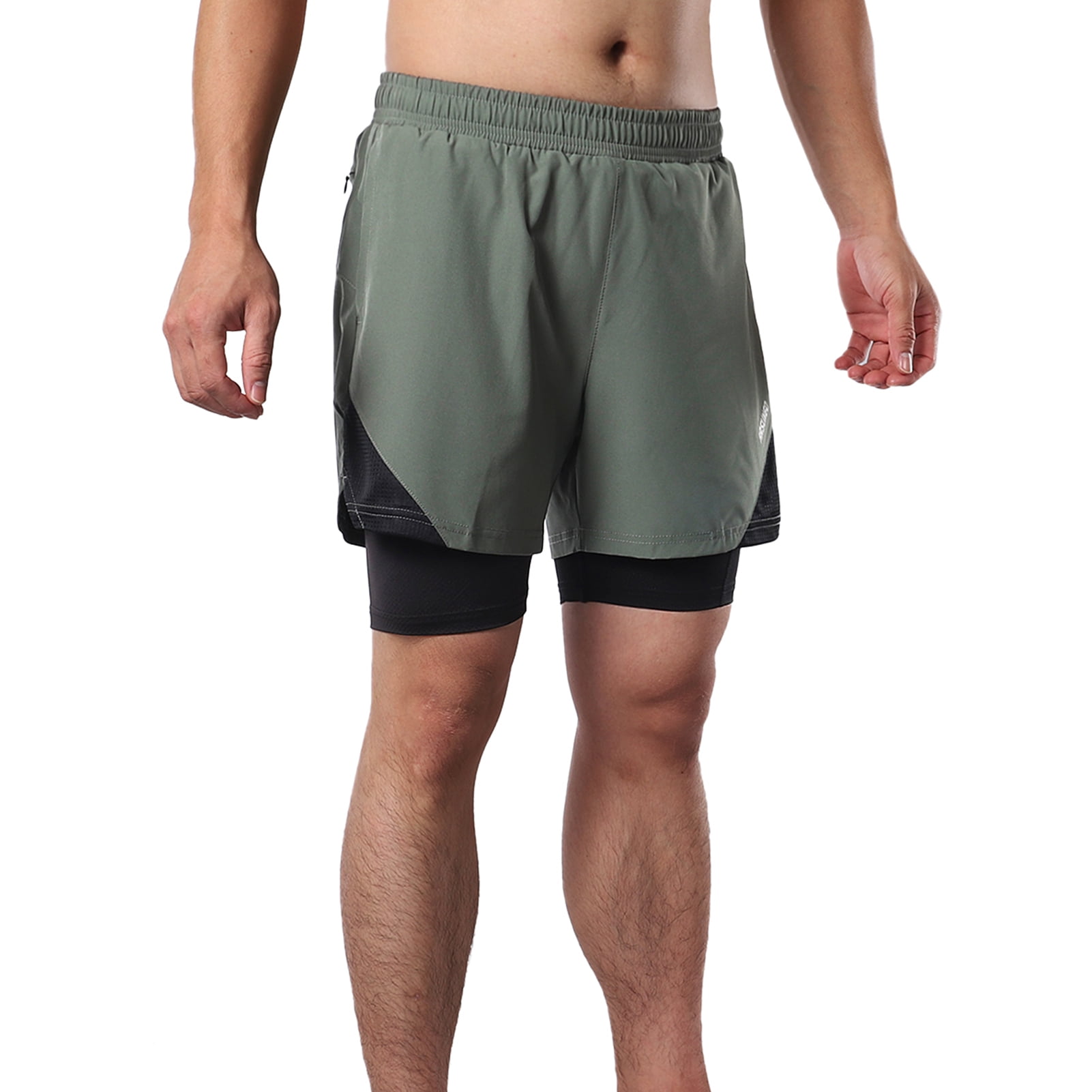 Short De Running Homme Short Running Homme Short De Sport Homme 2 En 1 Cabeen - Séchage Rapide Pour Running, Fitness Et Musculation Homme Short 2 En 1