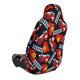 thumbnail image 2 of Fotbe Fire Rescue With Red Helmet And Truck Funda para Asiento de Auto con Estampado – Impermeable y Antisudor – Ajuste Universal, Lavable a Máquina, Antideslizante (1 Pieza), 2 of 5