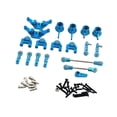 thumbnail image 4 of Piezas de repuesto de coche teledirigido, accesorios, copas de dirección de torre de choque para Wltoys 1/28 284161 284010 284131, coche trepador de Azul Hugo brazos traseros delanteros, 4 of 8