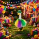 thumbnail image 1 of Carnival Porch Goosey 23-inch Large White Goosey Holiday Decoration For Outdoor Gardens And Patios, 1 of 6
