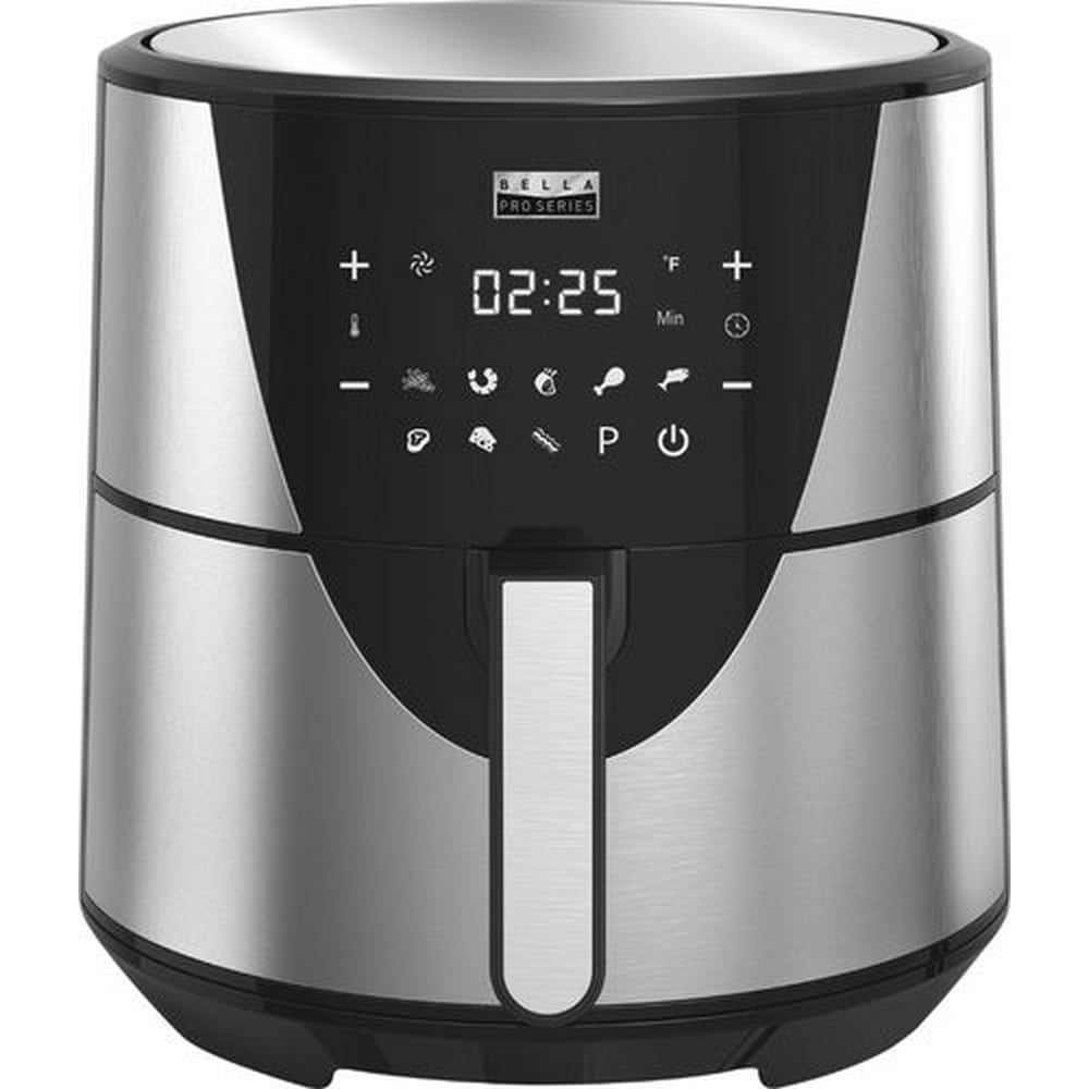Bella 8qt Digital Air Fryer Stainless Steel