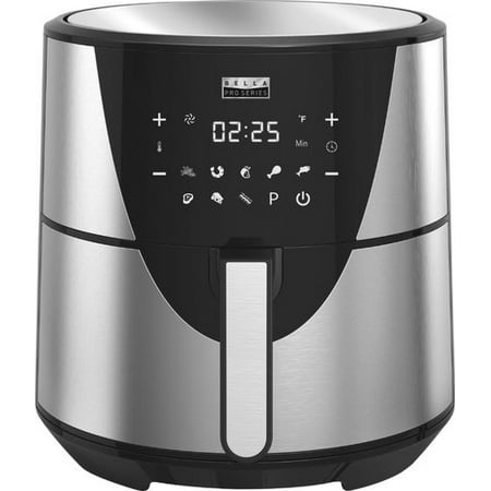 Bella - 8qt Digital Air Fryer - Stainless Steel