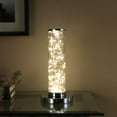 thumbnail image 2 of 13-Inch Exposed Rope Led Minari Clear Column Floor Lamp, 2 of 4