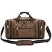 thumbnail image 2 of Toupons Canvas Travel Duffel Bag Men s Weekender Overnight Bag Coffee, 2 of 4