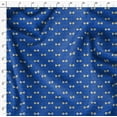 thumbnail image 4 of Soimoi Blue Cotton Voile Fabric Bow & Dots Decor Fabric Printed Yard 42 Inch Wide, 4 of 5