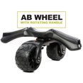 thumbnail image 1 of PRCTZ Ab Wheel with Rotating Handle (Black), 1 of 5