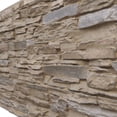 thumbnail image 6 of NewStone Canyon Ridge Faux Stone Panel, 45 3/4"W x 24 1/2"H x 1 1/4"D, Rockwall Color, 6 of 9