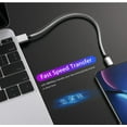 thumbnail image 4 of MFI Certified iPhone Fast Charger, (3 sizes) Braided iPhone Charging Cables Lightning to USB iPhone Cable Cord Compatible iPhone 13 12 Mini 11 Pro Max XS XR X 8 7 6S 6 Plus and More, 4 of 4