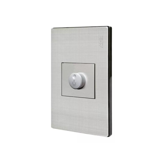 Placa Metálica Con Dimmer Marca ADIR Ad-4679 negro