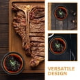 thumbnail image 4 of BESTYASH 3Ud Platos Sencillos Para Salsas Negros Para Uso En Cocina Con Limpieza Fácil, 4 of 8