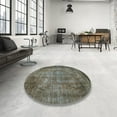 thumbnail image 3 of Ahgly Company Indoor Rectangle Abstract Coffee Brown Abstract Area Rugs, 8' x 10', 3 of 6