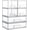 4 Small+2 Wide, variant on Clear Stackable Storage Drawers Set of 4, Plastic Organizer Bins for Makeup, Cosmetics, Beauty Supplies,Ideal for Vanity, Bathroom,Cabinet,Pantry Organization