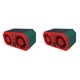 thumbnail image 1 of 2X Nueva Alarma Solar de Volumen SúPer Alto Repelente de Animales 2 Parlantes GrabacióN DeteccióN de Movimiento Sensor de Alarma InduccióN de Flash, 1 of 9