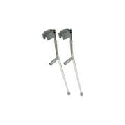 Medline Forearm Crutches 5 ft 10" to 6 ft 6" H Tall Adult MDS805160