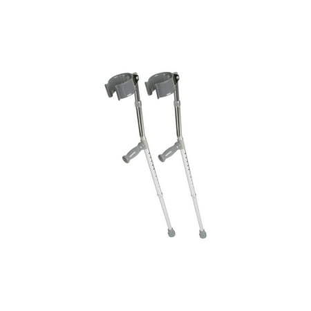 Medline Forearm Crutches 5 ft 10" to 6 ft 6" H Tall Adult MDS805160