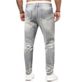thumbnail image 5 of B91xZ Jeans Homme Jambe Droite Mode Confort, Bleu TG, 5 of 5