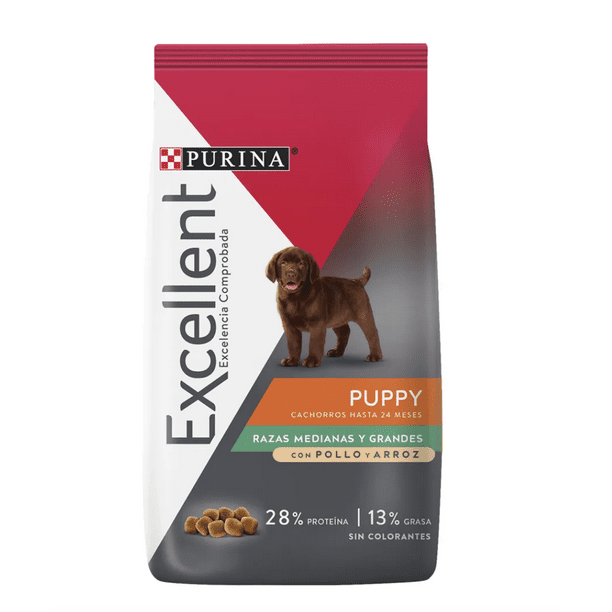 PRO PLAN EXCELLENT PUPPY RAZAS MEDIANAS Y GRANDES 4 KG ORIGINAL SELLADO