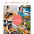 thumbnail image 7 of Weeping Flowers Yoga Towel for Hot Yoga Non Slip, Orange Spring Floral Botanical Art Aesthetics Yoga Mat Towel Absorbent Yoga Sweat Towels Microfiber Hot Yoga Blanket for Bikram Pilates 26"x74", 7 of 7
