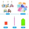 thumbnail image 2 of Cuadros Decorativos Diamond Drill 5D Art Key Rings Art Craft DIY Regalos en forma especial (YSK099) 5pcs DQrwqpou embutido en tela, 2 of 4