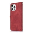 thumbnail image 4 of Dteck for iPhone 14 Pro Max 6.7" 2022 Flip Wallet Case, PU Leather Magnetic Clasp Case with Card Slot Kickstand & Wrist Strap Shockproof Protective Case for iPhone 14 Pro Max Women Men, Red, 4 of 11