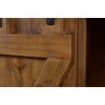 thumbnail image 3 of Sunset Trading Stowe Barn Door Wood Console/Media Cabinet/TV Stand in Brown, 3 of 4