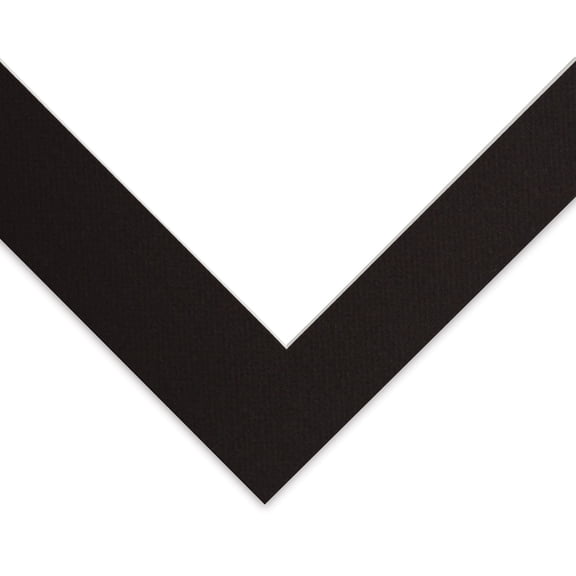 Blick Pre-Cut Mat - Raven Black, 12" x 16" (8-1/2" x 11-1/2" Opening)